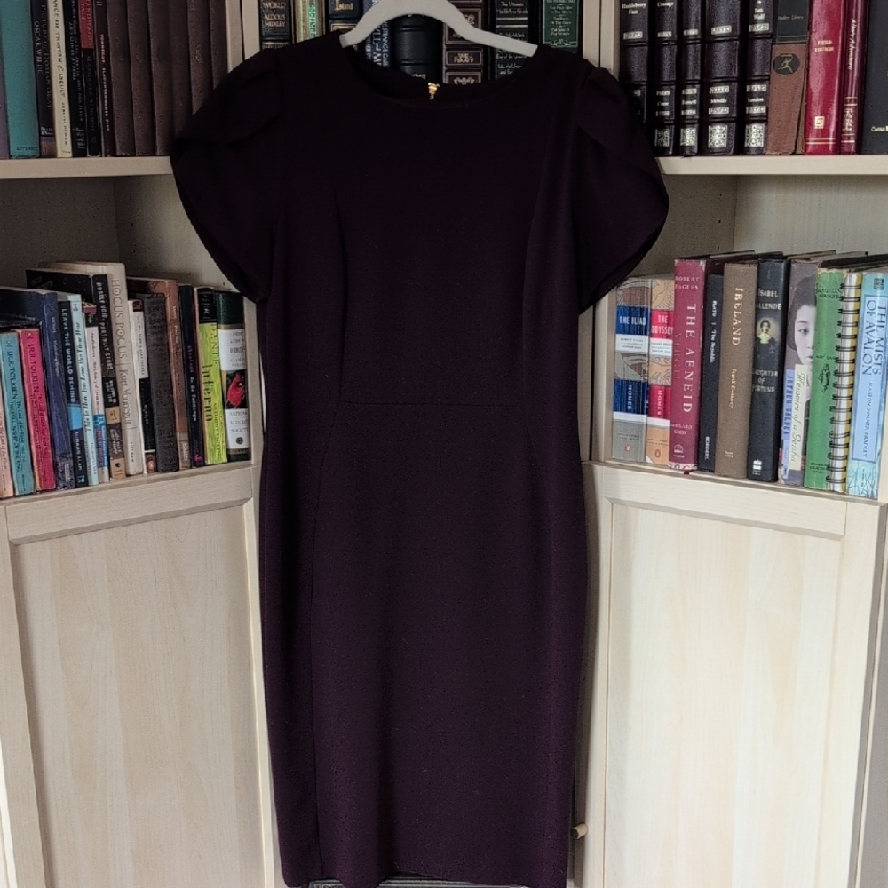 Maroon Peplum Calvin Klein Sz12